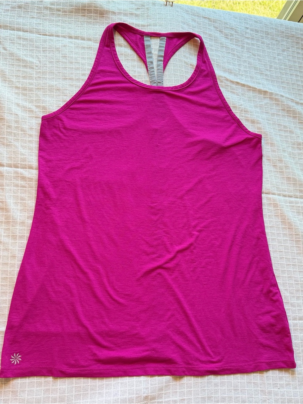Athleta Magenta Racerback Tank Top
